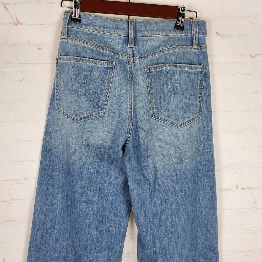 Joes Jeans The Mia High Rise Wide Leg Petite Size 26 Blue Hot Shot 30" Inseam - Picture 7 of 14